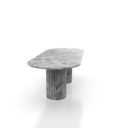 Elisa Deux Oval Dining Table Marble Couture - Zicana Boutique - 2